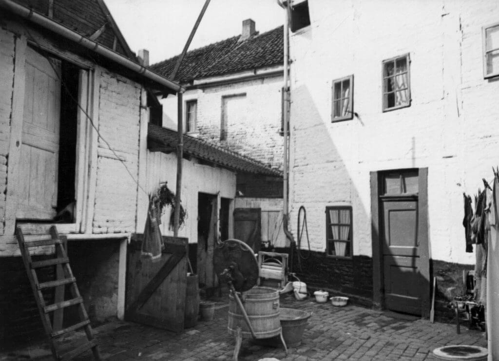Rückseite Margaretenstr. 32/34 im Jahre 1939 (Quelle: Der Oberbürgermeister, Stadtarchiv Krefeld)